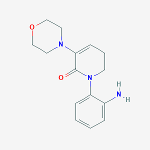 1-(2-aminophenyl)-3-morpholino-5,6-dihydropyridin-2(1H)-one