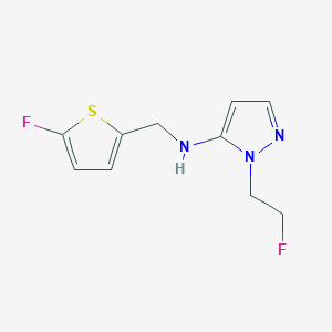 1-(2-fluoroethyl)-N-[(5-fluorothiophen-2-yl)methyl]-1H-pyrazol-5-amine