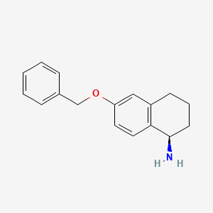 (1R)-6-(benzyloxy)-1,2,3,4-tetrahydronaphthalen-1-amine