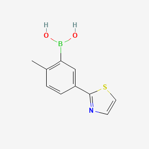 2-Methyl-5-(thiazol-2-yl)phenylboronic acid