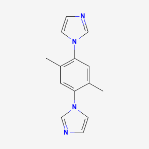 1H-Imidazole, 1,1'-(2,5-dimethyl-1,4-phenylene)bis-