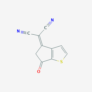 2-(6-Oxo-5,6-dihydro-4H-cyclopenta[b]thiophen-4-ylidene)malononitrile