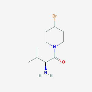 (S)-2-Amino-1-(4-bromo-piperidin-1-yl)-3-methyl-butan-1-one