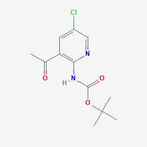 tert-Butyl (3-acetyl-5-chloropyridin-2-yl)carbamate