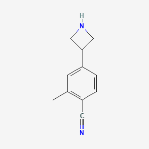 4-(Azetidin-3-yl)-2-methylbenzonitrile