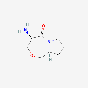 (4S,9aS)-4-amino-octahydropyrrolo[2,1-c][1,4]oxazepin-5-one