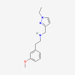 [(1-ethyl-1H-pyrazol-3-yl)methyl][2-(3-methoxyphenyl)ethyl]amine