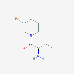 (S)-2-Amino-1-(3-bromo-piperidin-1-yl)-3-methyl-butan-1-one