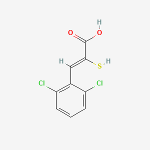 (Z)-3-(2,6-Dichlorophenyl)-2-mercaptoacrylic acid