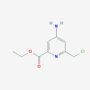 Ethyl 4-amino-6-(chloromethyl)picolinate