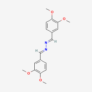 molecular formula C18H20N2O4 B1175425 Veratraldehyde, azine CAS No. 17745-86-7
