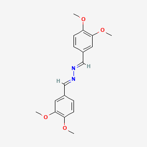 molecular formula C18H20N2O4 B1175425 Veratraldazine CAS No. 17745-86-7