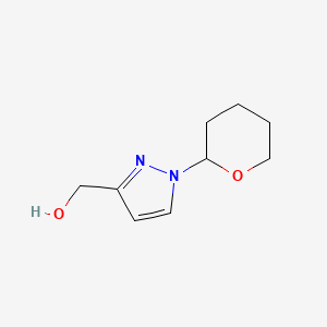 (1-(Tetrahydro-2H-pyran-2-yl)-1H-pyrazol-3-yl)methanol