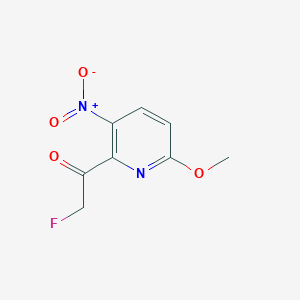 2-Fluoro-1-(6-methoxy-3-nitropyridin-2-yl)ethan-1-one