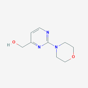 molecular formula C9H13N3O2 B11754314 (2-Morpholinopyrimidin-4-yl)methanol 