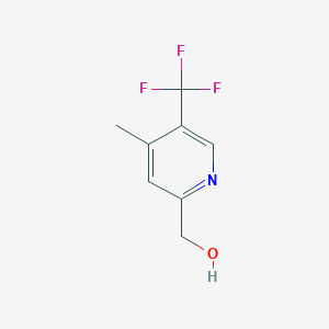 [4-Methyl-5-(trifluoromethyl)pyridin-2-yl]methanol