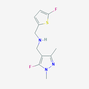 [(5-fluoro-1,3-dimethyl-1H-pyrazol-4-yl)methyl][(5-fluorothiophen-2-yl)methyl]amine