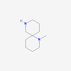 molecular formula C10H20N2 B11754334 1-Methyl-1,8-diazaspiro[5.5]undecane CAS No. 1158750-52-7