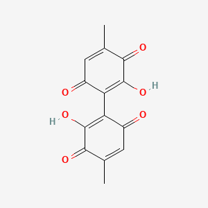 molecular formula C14H10O6 B1175434 Phenicin CAS No. 128-68-7