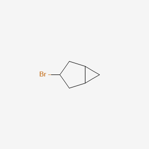 molecular formula C6H9Br B11754347 3-Bromobicyclo[3.1.0]hexane 