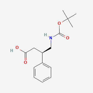 (3R)-4-{[(tert-butoxy)carbonyl]amino}-3-phenylbutanoic acid