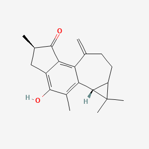 (4R,10R)-7-hydroxy-4,8,11,11-tetramethyl-15-methylidenetetracyclo[7.6.0.02,6.010,12]pentadeca-1,6,8-trien-3-one