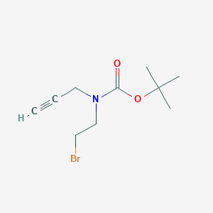 tert-Butyl (2-bromoethyl)(prop-2-yn-1-yl)carbamate