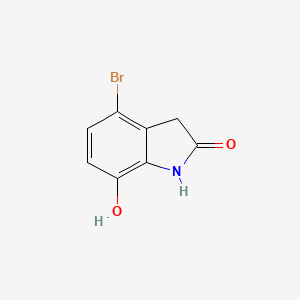 4-bromo-7-hydroxy-2,3-dihydro-1H-indol-2-one