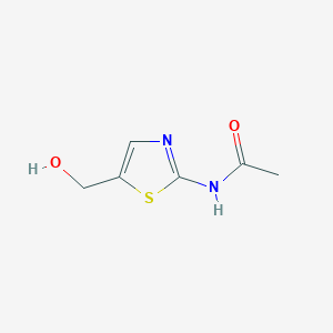 molecular formula C6H8N2O2S B11754418 N-(5-(hydroxymethyl)thiazol-2-yl)acetamide 