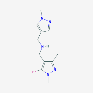 [(5-fluoro-1,3-dimethyl-1H-pyrazol-4-yl)methyl][(1-methyl-1H-pyrazol-4-yl)methyl]amine