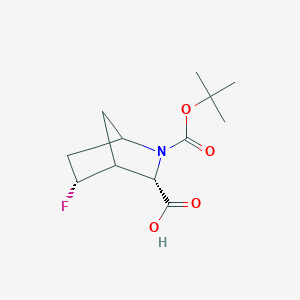 Racemic-(1S,3S,4S,5R)-2-(Tert-Butoxycarbonyl)-5-Fluoro-2-Azabicyclo[2.2.1]Heptane-3-Carboxylic Acid