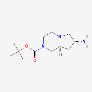 tert-butyl (7R,8aS)-7-aminohexahydropyrrolo[1,2-a]pyrazine-2(1H)-carboxylate