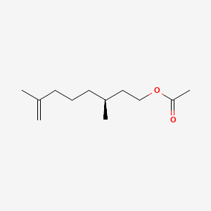 molecular formula C12H22O2 B11754436 (S)-3,7-Dimethyloct-7-enyl acetate CAS No. 94481-73-9