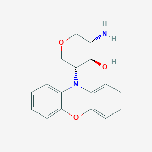 (3S,4R,5R)-3-amino-5-(10H-phenoxazin-10-yl)oxan-4-ol