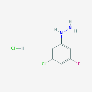 (3-Chloro-5-fluorophenyl)hydrazine hydrochloride