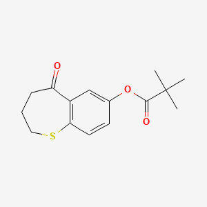 5-Oxo-2,3,4,5-tetrahydrobenzo[b]thiepin-7-yl pivalate