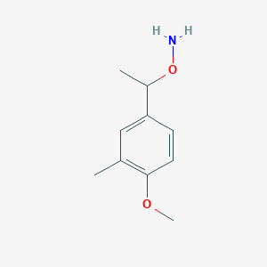 O-(1-(4-Methoxy-3-methylphenyl)ethyl)hydroxylamine