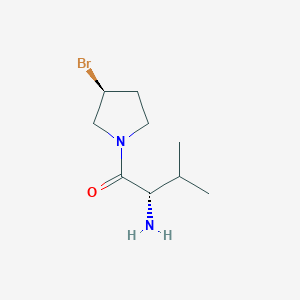 (S)-2-Amino-1-((S)-3-bromo-pyrrolidin-1-yl)-3-methyl-butan-1-one