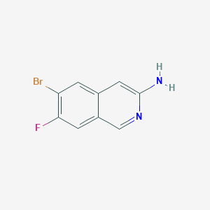 6-Bromo-7-fluoroisoquinolin-3-amine