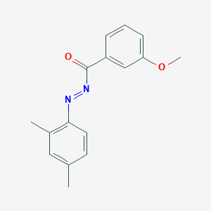 ((2,4-Dimethylphenyl)diazenyl)(3-methoxyphenyl)methanone