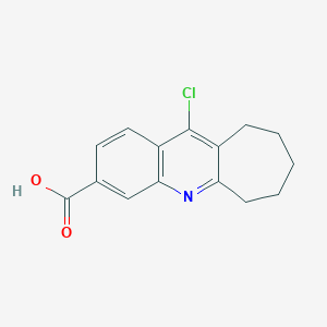 11-chloro-7,8,9,10-tetrahydro-6H-cyclohepta[b]quinoline-3-carboxylic acid