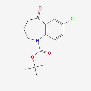 tert-butyl 7-chloro-5-oxo-2,3,4,5-tetrahydro-1H-1-benzazepine-1-carboxylate