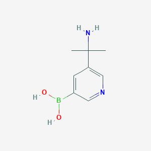 (5-(2-Aminopropan-2-yl)pyridin-3-yl)boronic acid