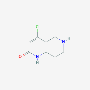 4-Chloro-5,6,7,8-tetrahydro-1,6-naphthyridin-2(1H)-one