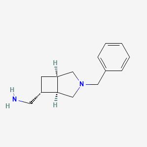 1-[(1R,5S,6R)-3-benzyl-3-azabicyclo[3.2.0]heptan-6-yl]methanamine