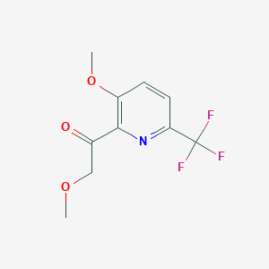 2-Methoxy-1-(3-methoxy-6-(trifluoromethyl)pyridin-2-yl)ethan-1-one