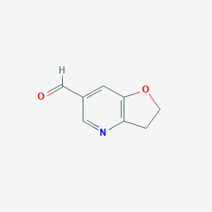 2,3-Dihydrofuro[3,2-b]pyridine-6-carbaldehyde