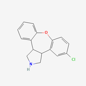 9-Chloro-13-oxa-4-azatetracyclo[12.4.0.02,6.07,12]octadeca-1(18),7(12),8,10,14,16-hexaene