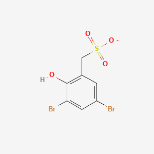 molecular formula C7H5Br2O4S- B1175485 (3,5-Dibromo-2-hydroxyphenyl)methanesulfonate 