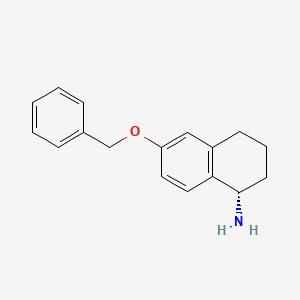 (1S)-6-(benzyloxy)-1,2,3,4-tetrahydronaphthalen-1-amine